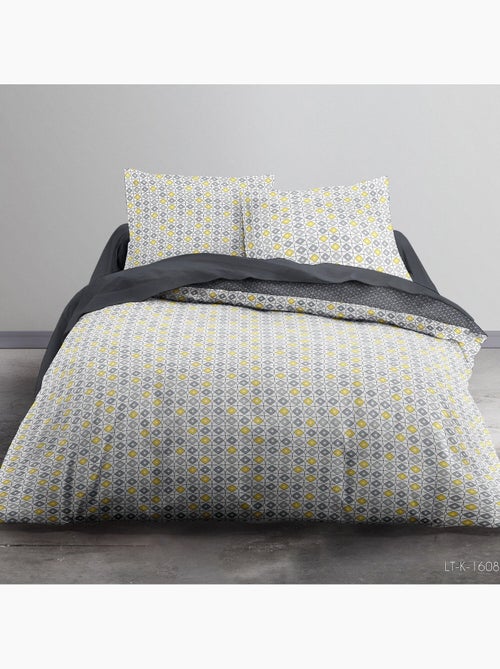 Parure housse de couette 100 % coton - Kiabi Parure housse de couette 100 % coton - Kiabi