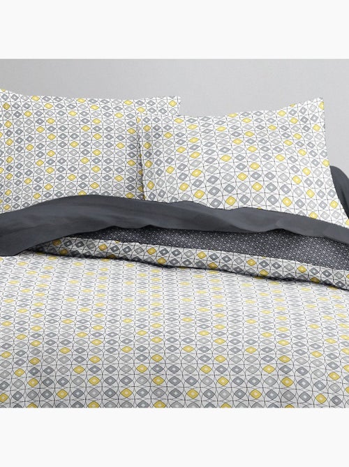 Parure housse de couette 100 % coton - Kiabi Parure housse de couette 100 % coton - Kiabi