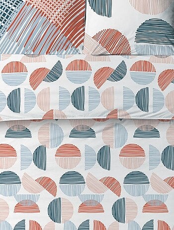 Parure housse de couette 100 % coton halley