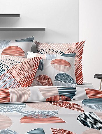 Parure housse de couette 100 % coton halley