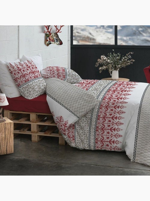 Parure housse de couette 100 % coton halti - Kiabi