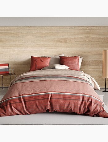 Parure housse de couette 100 % coton hana