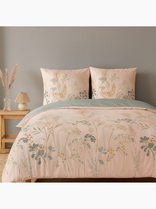 Parure housse de couette 100 % coton helia - Kiabi