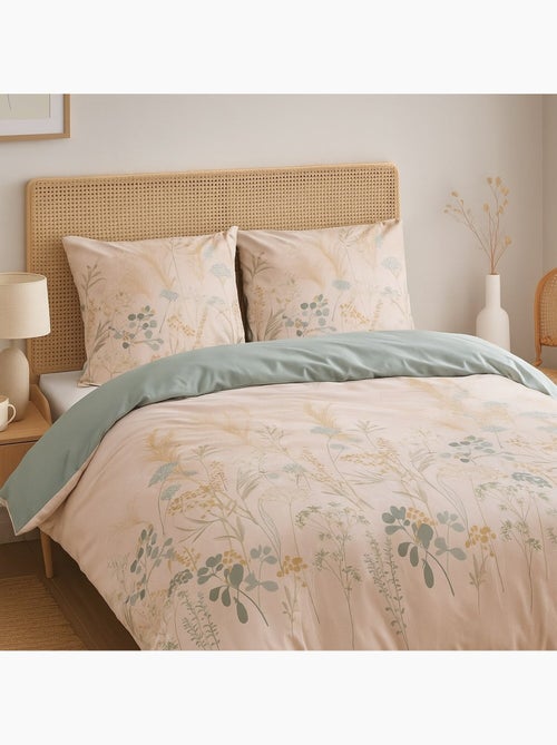 Parure housse de couette 100 % coton helia - Kiabi