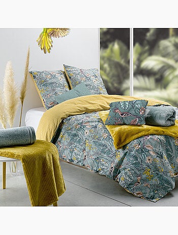 Parure housse de couette 100 % coton hupia