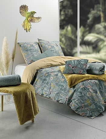 Parure housse de couette 100 % coton hupia