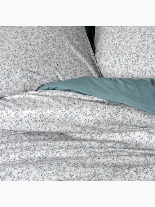 Parure housse de couette 100% coton Imprimée - June - Kiabi Parure housse de couette 100% coton Imprimée - June - Kiabi