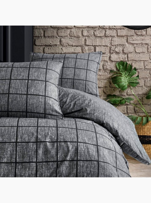 Parure housse de couette 100% coton Imprimée - Kare - Kiabi