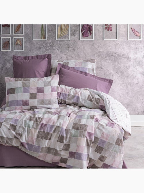 Parure housse de couette 100% coton Imprimée - Maro - Kiabi