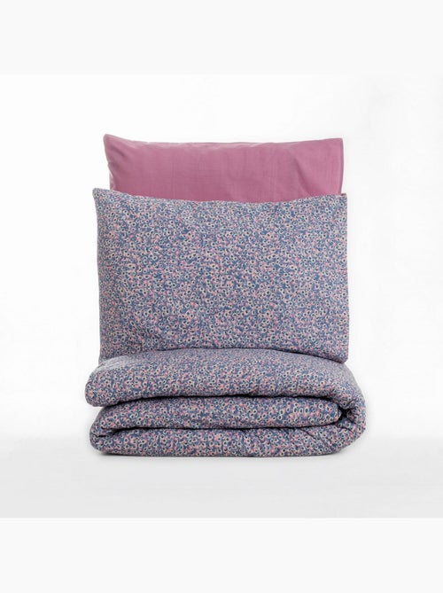 Parure housse de couette 100% coton Imprimée - Maro - Kiabi