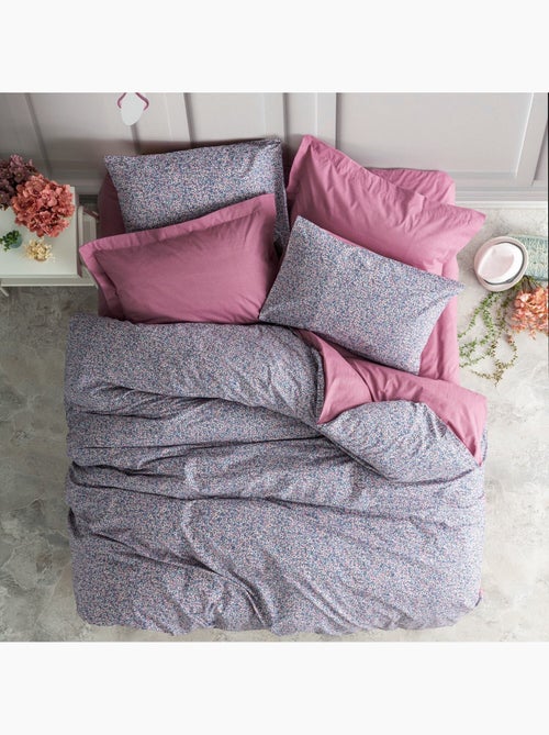 Parure housse de couette 100% coton Imprimée - Penny - Kiabi Parure housse de couette 100% coton Imprimée - Penny - Kiabi