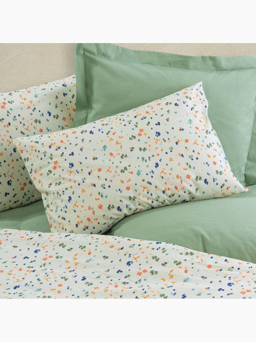 Parure housse de couette 100% coton Imprimée confettis - Lola - Kiabi