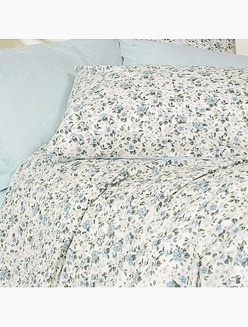 Parure housse de couette 100% coton Imprimée fleuri - Nola
