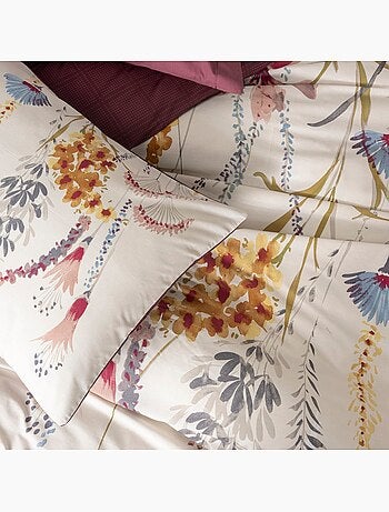 Parure housse de couette 100% coton Imprimée floral - Flos