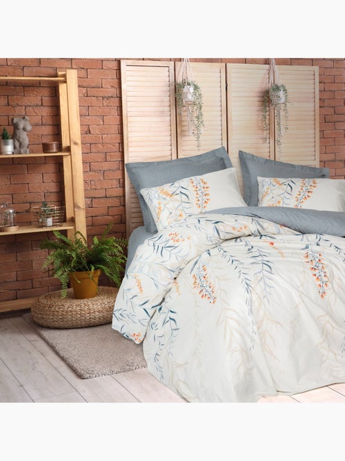 Parure housse de couette 100% coton Imprimée floral - Hiedra - Kiabi