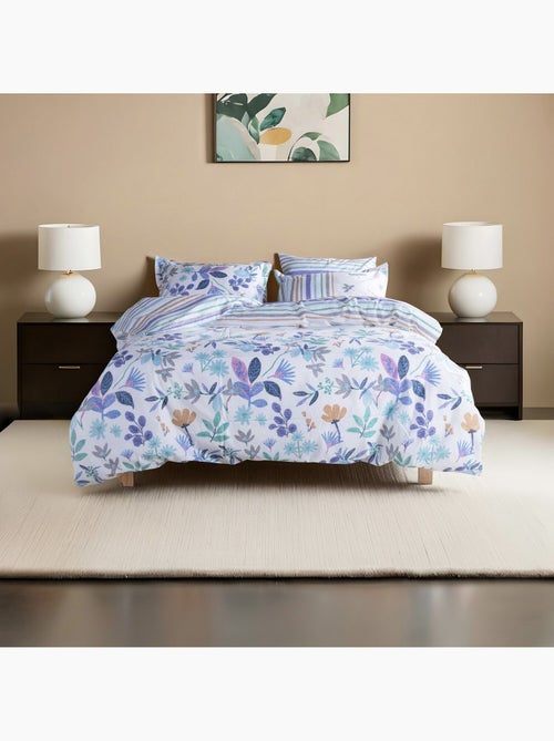 Parure housse de couette 100% coton Imprimée floral - Hope - Kiabi