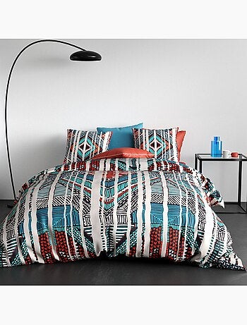 Parure housse de couette 100 % coton india