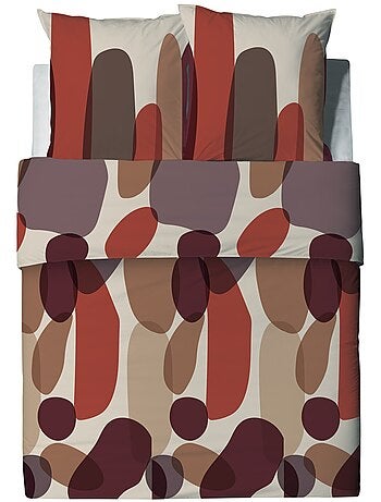 Parure housse de couette 100 % coton jopline