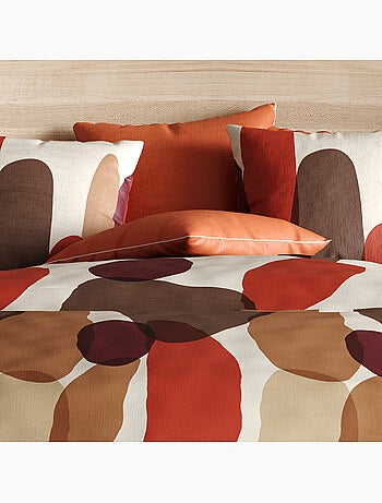 Parure housse de couette 100 % coton jopline