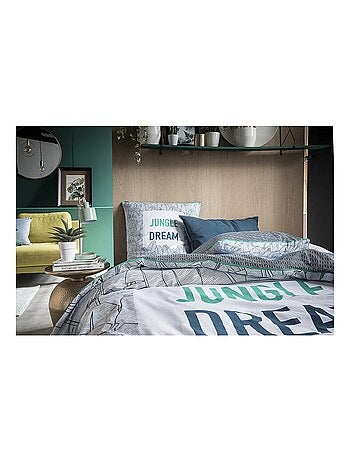 Parure housse de couette 100 % coton jungle dream