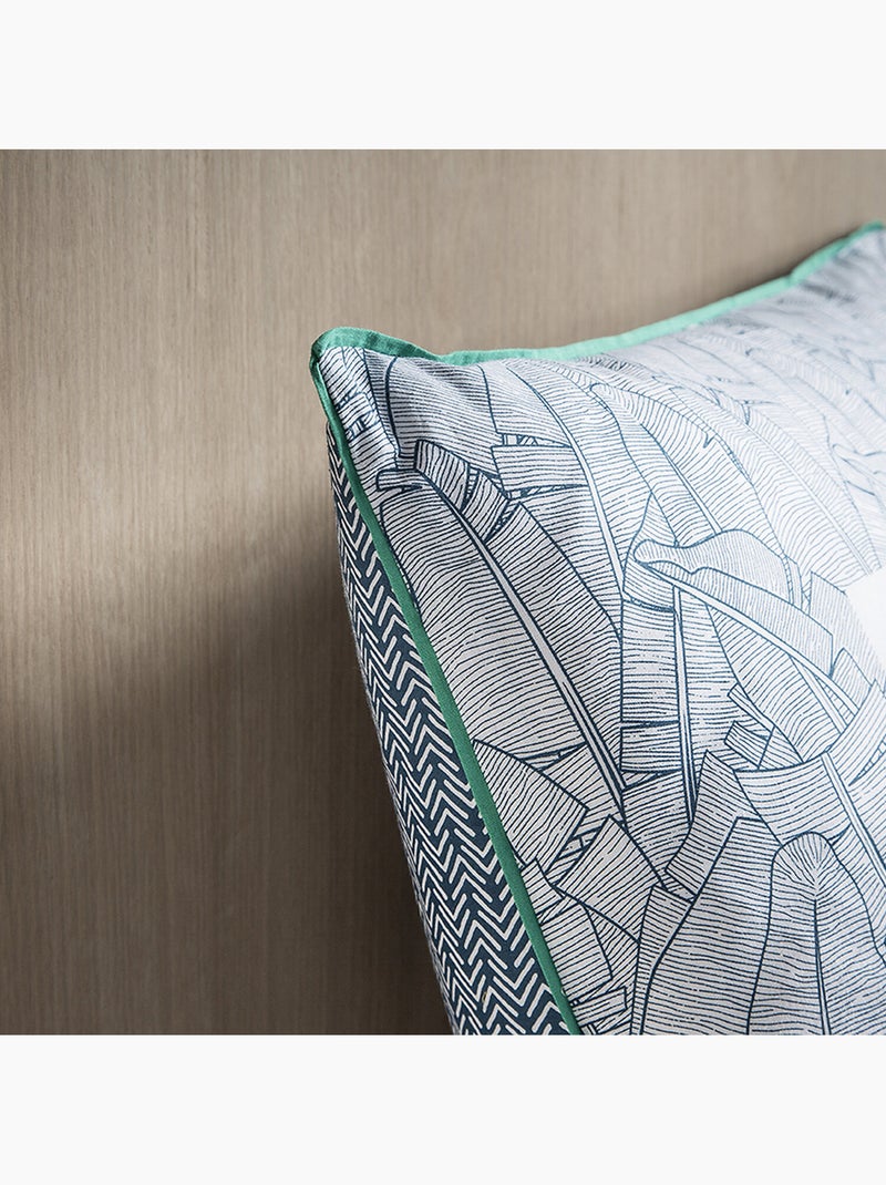 Parure housse de couette 100 % coton jungle dream Blanc - Kiabi