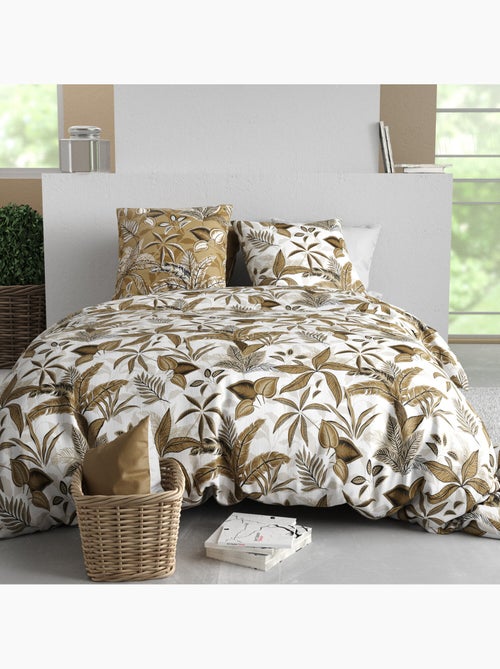 Parure housse de couette 100 % coton kahoni - Kiabi
