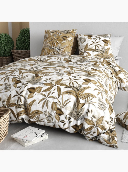 Parure housse de couette 100 % coton kahoni - Kiabi