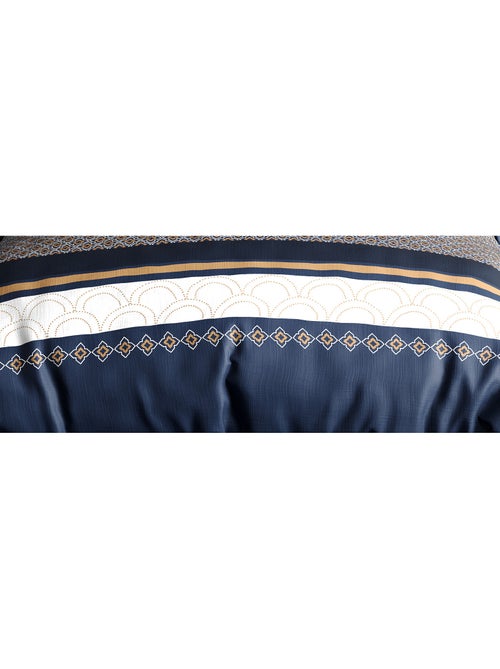 Parure housse de couette 100 % coton kalypso - Kiabi