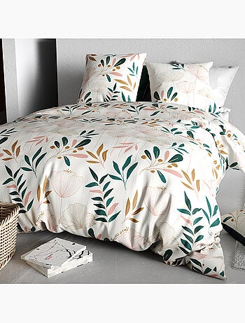 Parure housse de couette 100 % coton kano