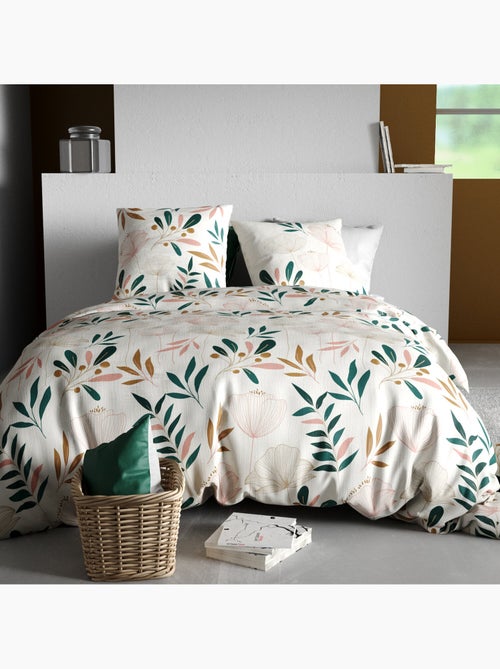 Parure housse de couette 100 % coton kano - Kiabi