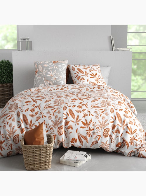 Parure housse de couette 100 % coton kaylie - Kiabi