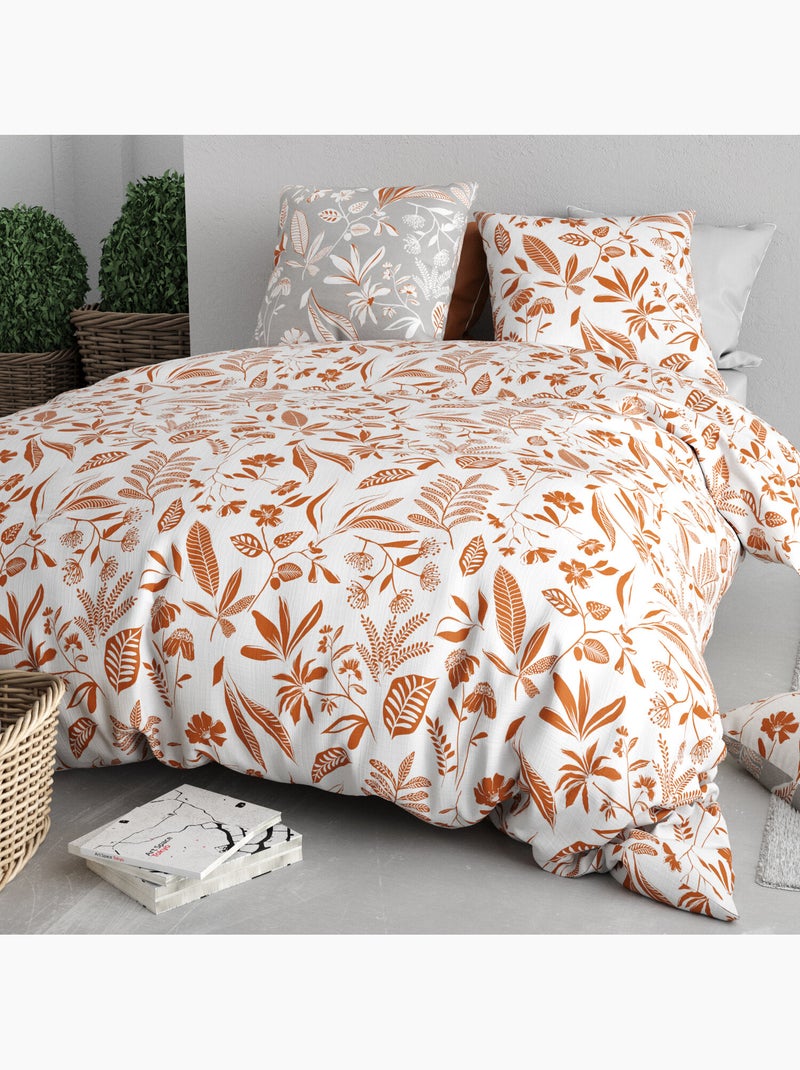 Parure housse de couette 100 % coton kaylie Multicolore - Kiabi