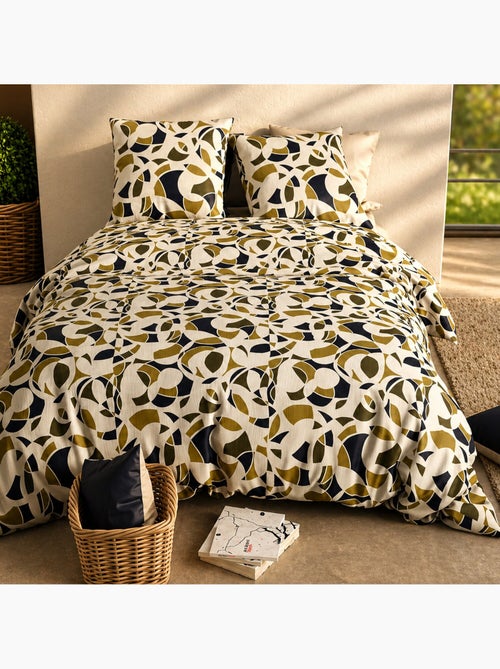Parure housse de couette 100 % coton klee - Kiabi