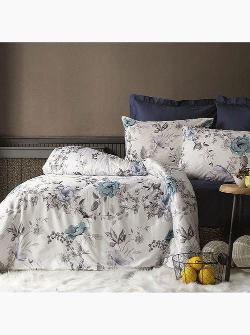Parure housse de couette 100 % coton laterna - Kiabi