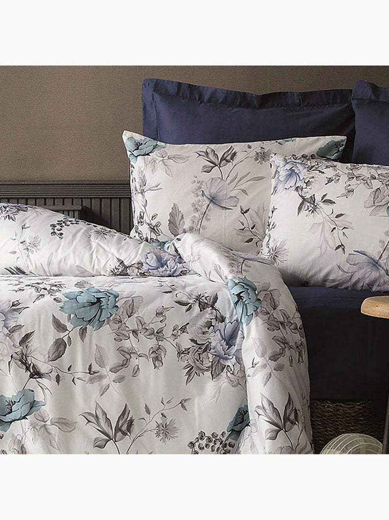 Parure housse de couette 100 % coton laterna Multicolore - Kiabi