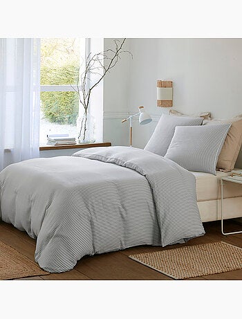 Parure housse de couette 100 % coton laya