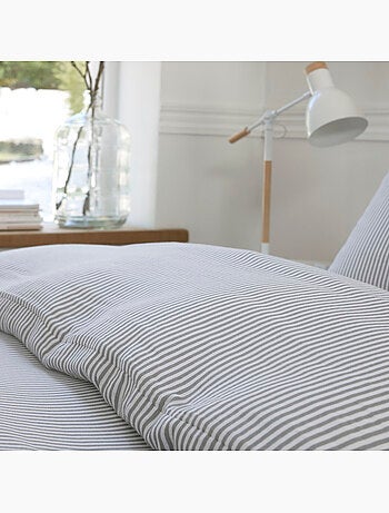 Parure housse de couette 100 % coton laya