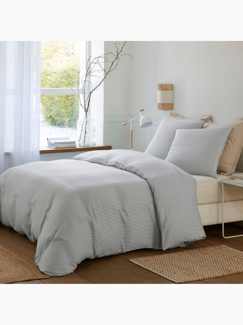 Parure housse de couette 100 % coton laya Multicolore - Kiabi