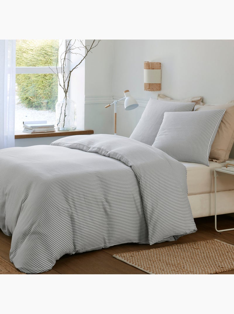 Parure housse de couette 100 % coton laya Multicolore - Kiabi