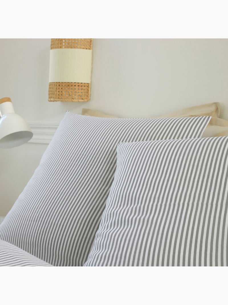 Parure housse de couette 100 % coton laya Multicolore - Kiabi