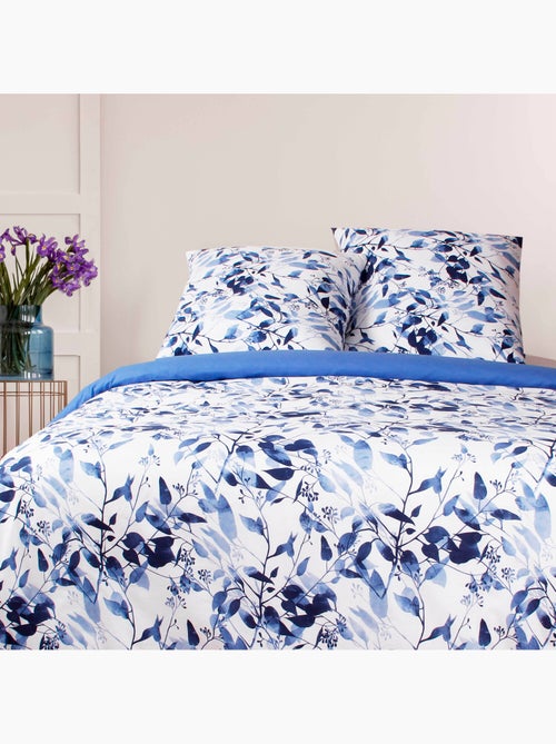 Parure housse de couette 100 % coton leaves - Kiabi Parure housse de couette 100 % coton leaves - Kiabi