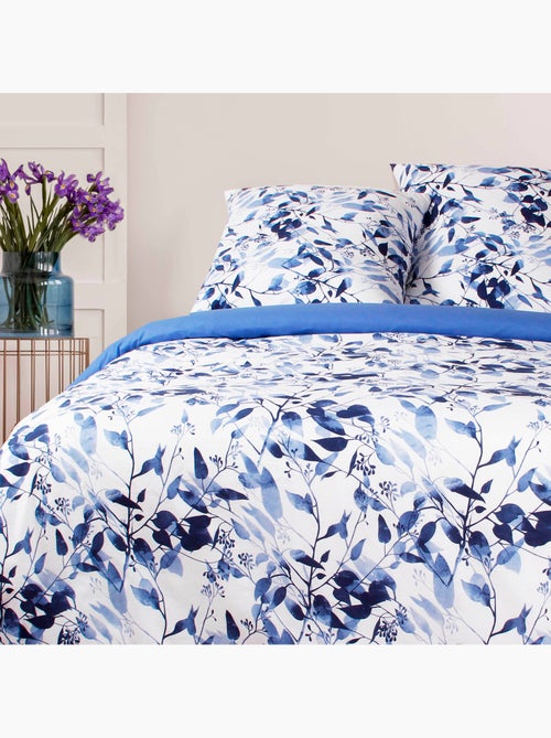 Parure housse de couette 100 % coton leaves - Kiabi Parure housse de couette 100 % coton leaves - Kiabi