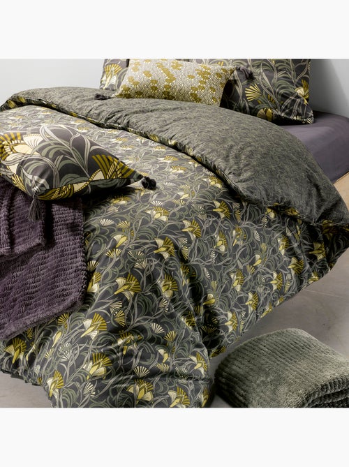 Parure housse de couette 100 % coton liana - Kiabi