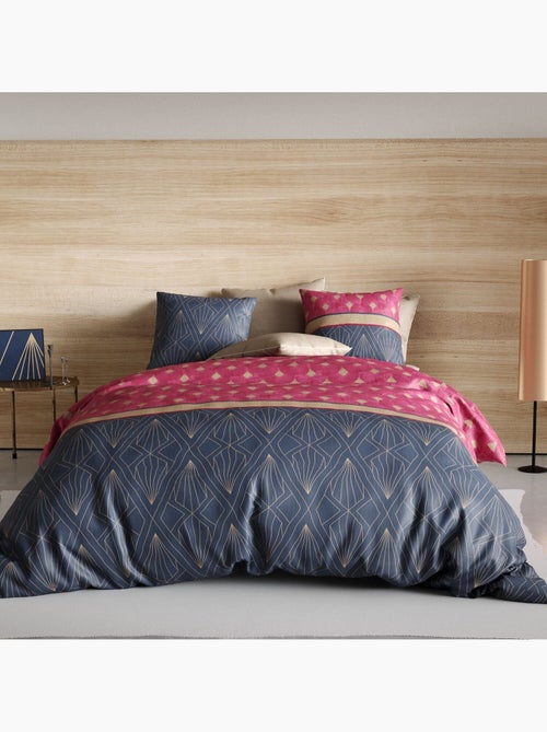 Parure housse de couette 100 % coton lily - Kiabi