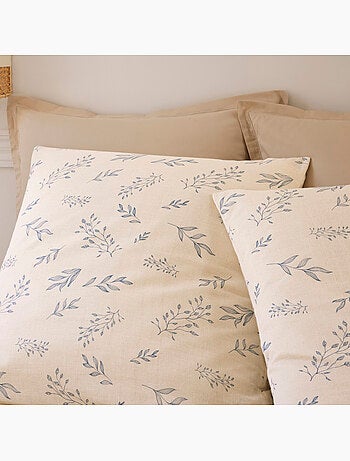 Parure housse de couette 100 % coton liveo