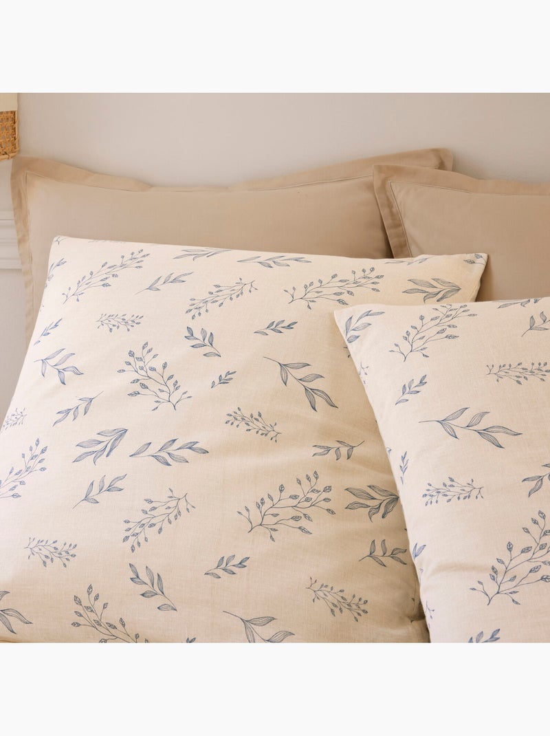 Parure housse de couette 100 % coton liveo Multicolore - Kiabi