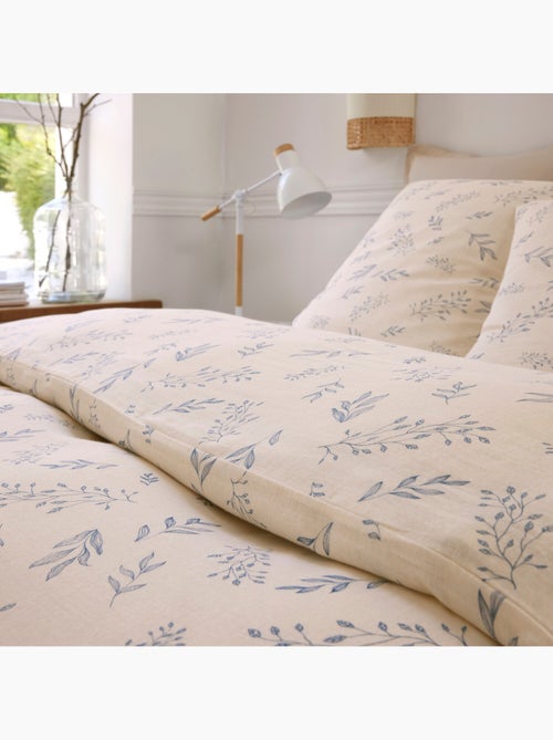 Parure housse de couette 100 % coton liveo - Kiabi