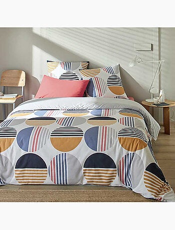 Parure housse de couette 100 % coton liviau