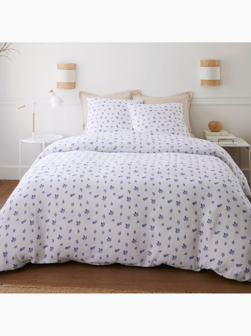 Parure housse de couette 100 % coton louca Multicolore - Kiabi
