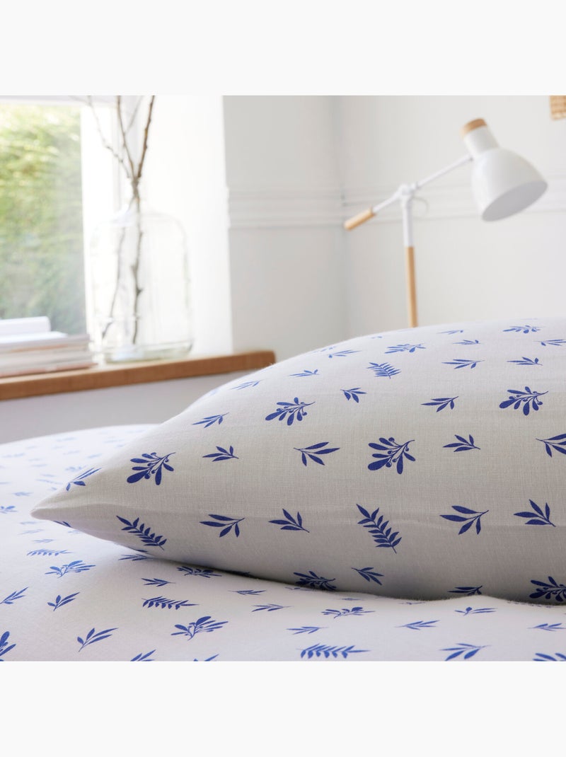 Parure housse de couette 100 % coton louca Multicolore - Kiabi